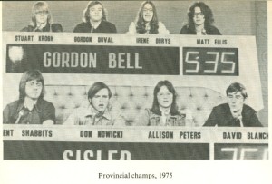 RFTT 1975 Prov Champs